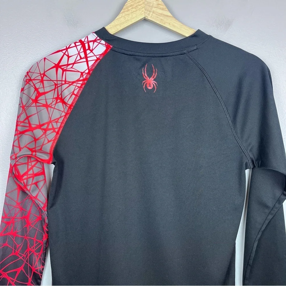 Spyder Boys Long Sleeve Graphic Logo Performance Shirt Size M; Swim, Fishing
